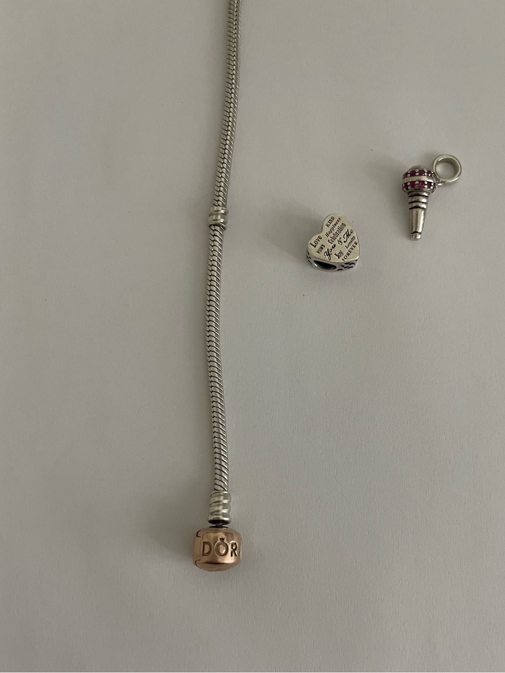 Original Pandora Bracelet + charms